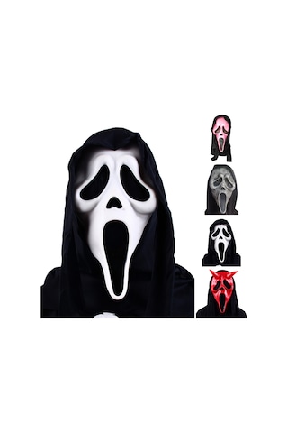 Cadılar Bayramı Maskesi Çığlık Hayalet Yüz Hayalet Korkunç Korku Kafatası Lateks Maske Cadılar Bayramı Partisi Cosplay İçin