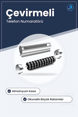 Araç İçi Telefon Numaratörü Alüminyum Park Kartı Çevirmeli Oto Nu