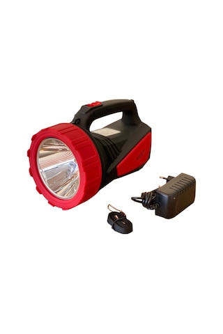 Gold Silver Gs-2630 5W 3000 Metre Mesafeli Projektör Şarjlı Siyah