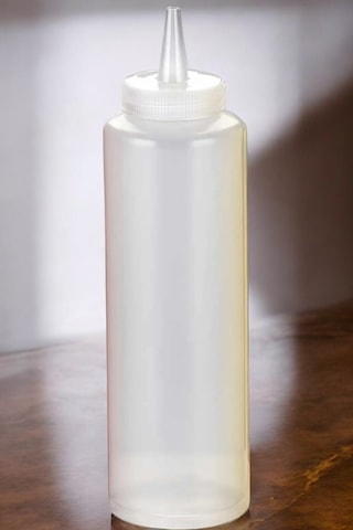 500 Ml. Fişek Sosluk Yağdanlık 10 Adet Şeffaf