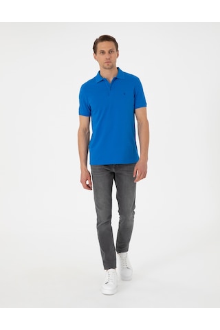 Pierre Cardin Erkek Saks Tişört Basic 50306448-vr045 Saks