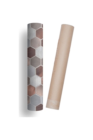Mutfak Tezgah Arası Kendinden Yapışkanlı Folyo Kaplama Geometrik Desen 60cmx100cm