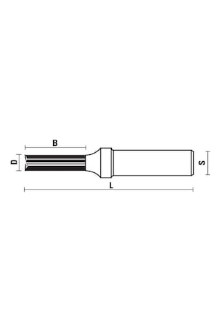 6x21x12 Z 3 Rocket Kaynaklı Freze Bıçağı Saplı