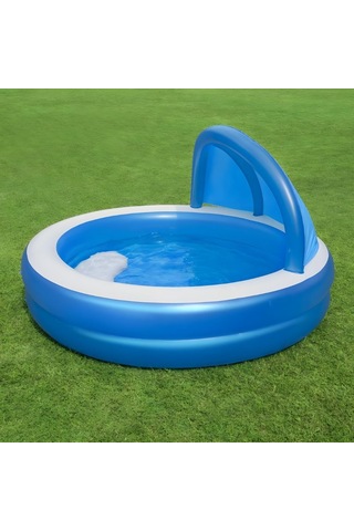 Bestway 54337 Uv Careful Gölgelikli Şişme Havuz 2.41m X 2.41m X 1.40m