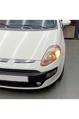 Fiat Punto Makyajlı Kasa Uyumlu Gündüz Farı Ampulü Turuncu Amber 1 Çift