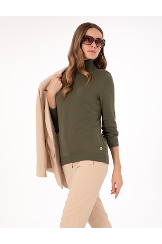 Pierre Cardin Kadın Haki Kazak /triko 50300786-vr027 Haki