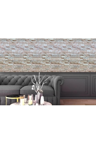Doğal Taş 3D Kendinden Yapışkanlı Duvar Kağıdı Duvar Paneli (469443805)