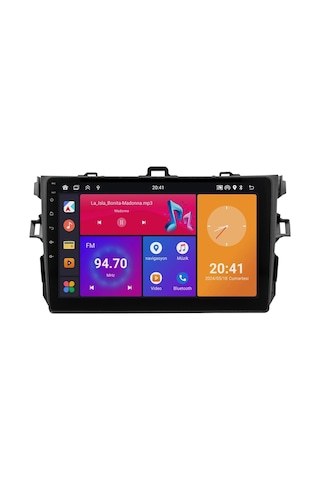 Toyota Corolla Android Multimedya Sistemi 2008-2012 Crv4543xp