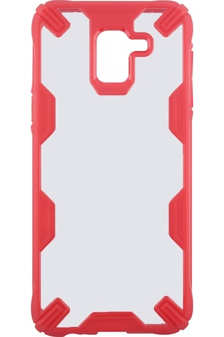 Nettech Samsung Galaxy J600 J6 Uyumlu Çerçeve Görünümlü Arka