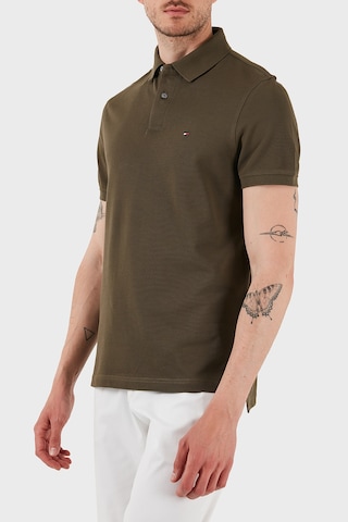 Tommy Hilfiger Erkek Polo Yaka T Shirt Mw0mw17770 Rbn Koyu Haki Koyu Haki