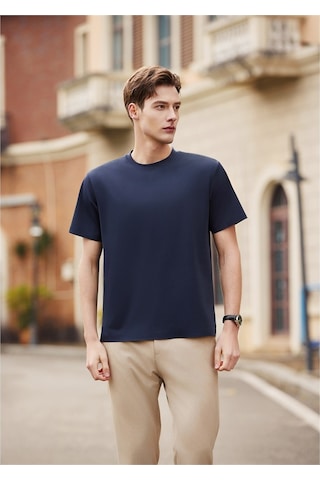 New Performance Premium Basic T-shirt 67.1% Naylon 22.0% Pamuk 10.9% Spandex Lacivert