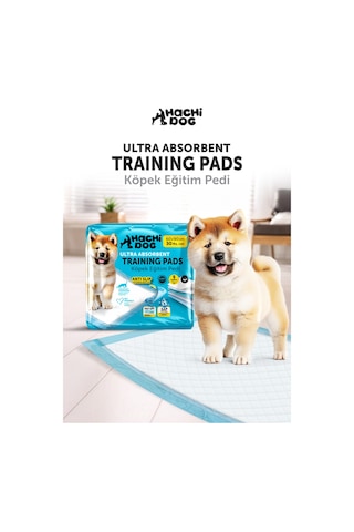 Köpek Eğitim Pedi 60x90 Kaydırmaz Bantlı 180 Adet Blue Pack