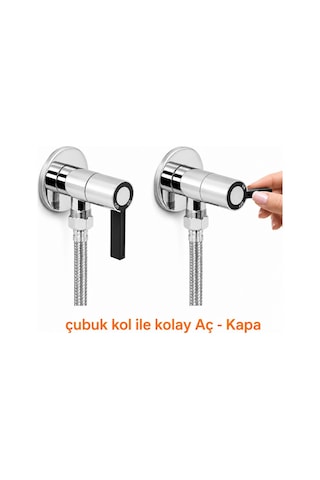 Aqua Bagno Comfort Ara Musluk 1/2-3/8 30.40.80.01.01 Krom