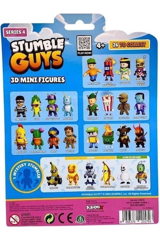Stumble Guys Seri 4 5'li Mini Figür Pıxel Guys Stumble Guys