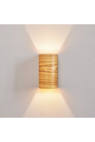 Bombe Yansıtma Çift Yönlü Ahşap Salon Duvar Aplik Avize Gu 10 Duy Amber