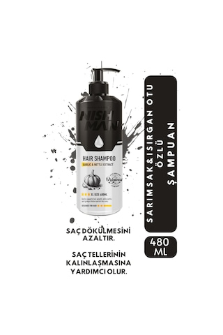 Sarımsak Ve Isırgan Otu Özlü Şampuan 480 Ml