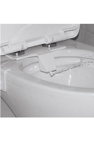 Bloomnest Lebıhmurah Bf128 Honana Ev Banyo Evrensel Tuvalet Sprey Bide, Kadın Hygeian Flushing Dev Beyaz