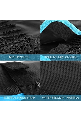 Novahub 12 Cepli Katlanabilir Olta Çantası - Mavi Veya Sarı Renk Seçeneği