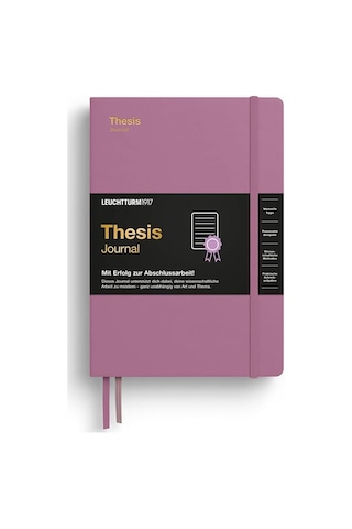 Leuchtturm1917 Thesis Sert Kapak A5 İngilizce Journal Dusty Rose 369203