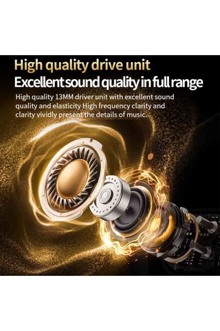 Singree Yw08 Kablosuz Kulaklık: Bt 5.4, Şarj Kutusu, 9d Ses, 5 Saat Müzik, Anc Özellikli