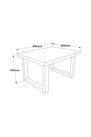 Robinhome Grand Metal Ayaklı Barok Ofis Sehpası