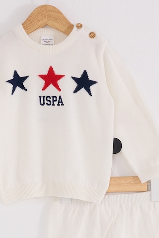 U.S. Polo Assn. Erkek Bebek Krem Takım Usb2607-c-v2 Krem