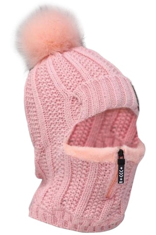 Suntek Kadınlar Kış Şapka Eşarp Bere Kapaklar Kız Pembe Pembe