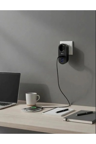 Ftr-07 2xusb 1xtypec Termal Akım Korumalı Isıya Dayanıklı Tekli Priz 0 - 2 M