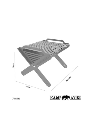 X-mangal : Çelik Mangal Katlanabilir Izgara Çantalı, Taşınabilir, Dayanıklı, Hızlı Kurulum Çok Renkli