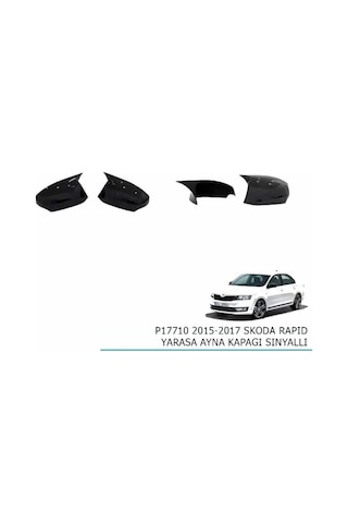 Skoda Rapid Yarasa Ayna Kapağı 2015-2017 Arası Modeller Sinyalli