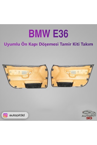 Bmw E36 Uyumlu Ön Kapı Döşemesi Tamir Kiti Sağ-sol Takım Döşemesi Tamir Kiti