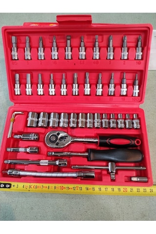Lokma Takımı 46parça 1/4 Pro Ufak Lokma Takımı Tornavida Bits Set