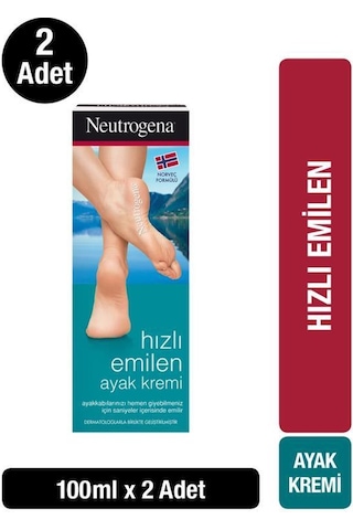 Neutrogena Norveç Hızla Emilen Ayak Kremi 2 x 100 ML