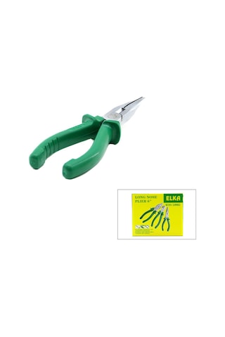 Elka Kod-l006g Saplı 160mm 6'' Yeşil Kargaburnu - 12'li Paket Diğer