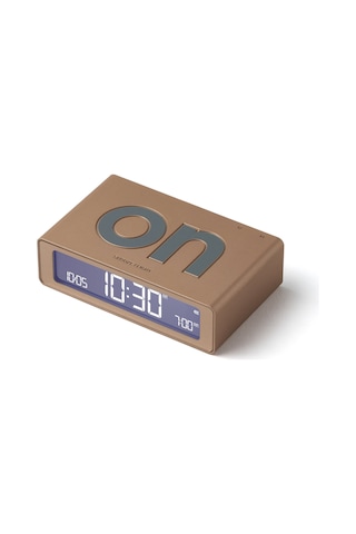 Lexon Flip Mini Şarj Edilebilir Alarm Saat Dore Altın