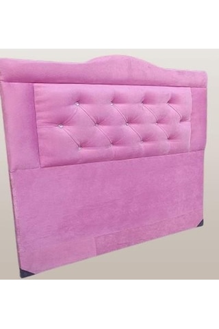 Bengi Ticaret Dk El Yapımı Tay Tüyü Kumaş Tek Kişilik Başlık Pembe 90