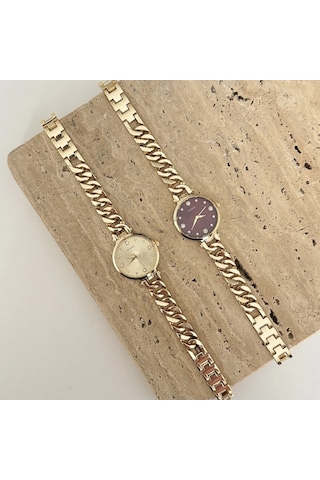 Savior Collection Orelis Gold Bordo Saat