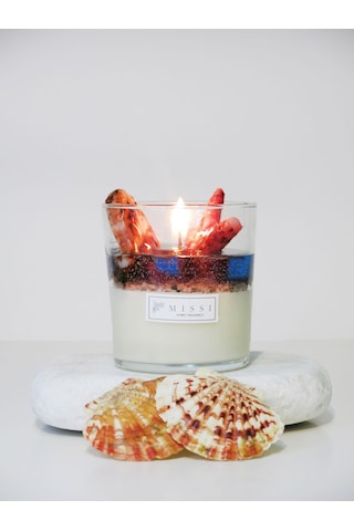 MİSSİ MARİN AQUA BOSPHORUS KOKULU DENİZ YILDIZI DEKORLU VEGAN MUM