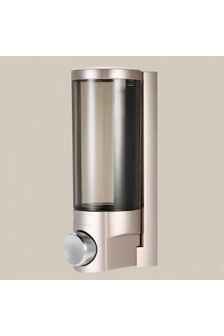 Xindoker Duvar Takılı Sabun Dağıtıcı 300ml - Şampanya Altın - Transparan Botol - Kilitleme Fonksiyonu - Ev Otel Banyo Kullanıma Uygun Şampanya Altın