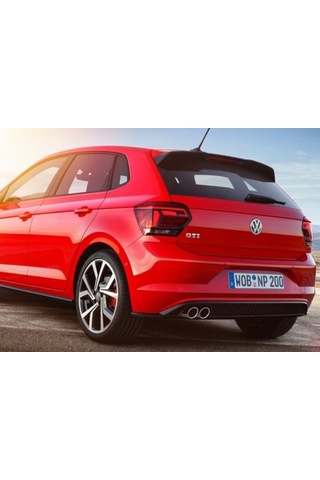 Volkswagen Polo Mk6 R Line Style 2017-2021 Piano Black Spoiler