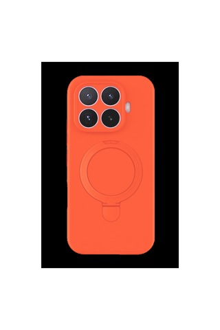 Newface Xiaomi Mi 17t Pro Regal Magsafe Standlı Kapak - Turuncu Düz Renkli