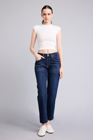 Defacto %100 Pamuk Slım Straıght Normal Bel Jean Pantolon I3672ax26aunm34 Mavi-nm34