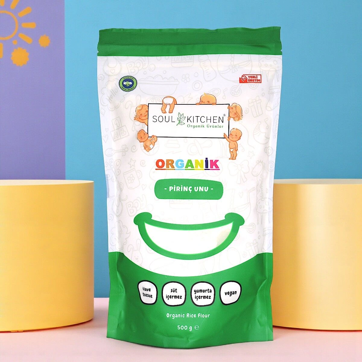 Organik Pirinç Unu 500gr