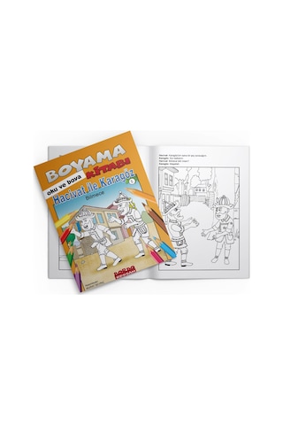 Hacivat İle Karagöz Bilmece Bildirmece Boyama Kitabı Oku Ve B...