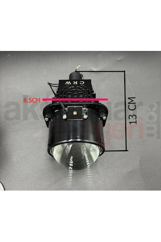 Bi-led Mercek Far 2,5inch Projektör Ledli Far Göbeği-üstün Aydınlatma