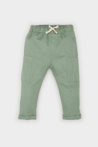 DeFacto Erkek Bebek 2'li Takım Uzun Kollu Gömlek Beli Lastikli Pantolon E5317A525SPER98 Ekru