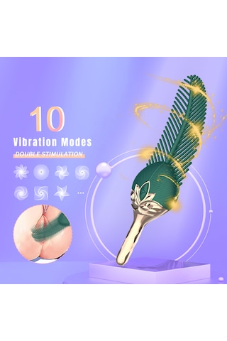 X-sense Peacock Feathers 10 Modlu Titreşimli Su Geçirmez Vibra...