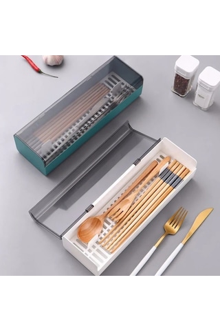 Ambition Çubuklarını Kapaklı Kutu Toz Geçirmez Drenaj Mutfak