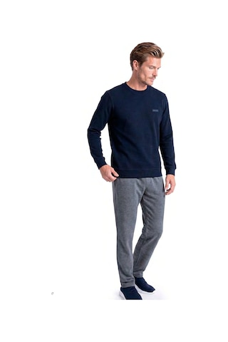 Pierre Cardin 6161 Erkek Bisiklet Yaka Uzun Kollu Eşofman Takımı-lacivert