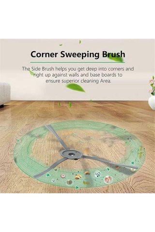 10 Adet Yan Fırça Temizliği L50 L50 L60 L60 Hibrit Yedek Parça Yan Fırça Elektrikli Süpürge Aksesuarları